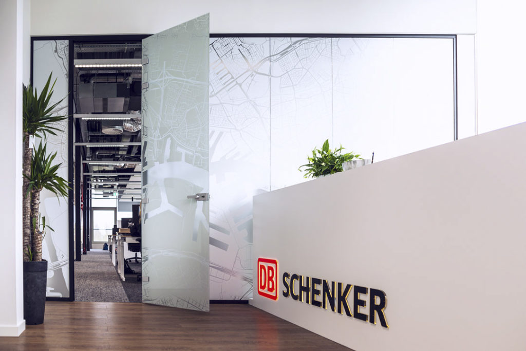 balie DB Schenker wit