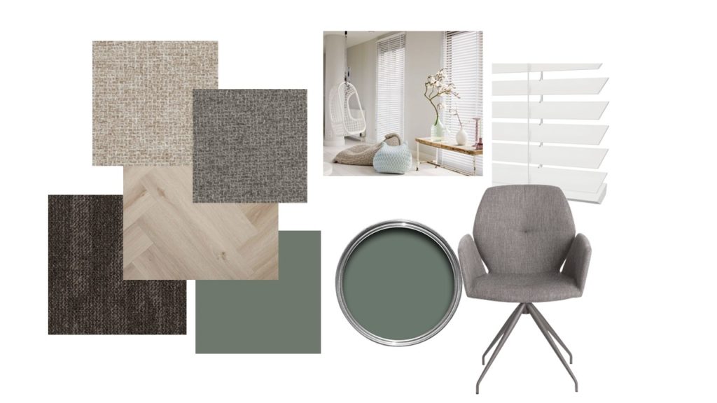 Moodboard materialen wit grijs zwart wit